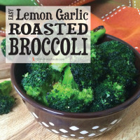 Easy Lemon Garlic Roasted Broccoli