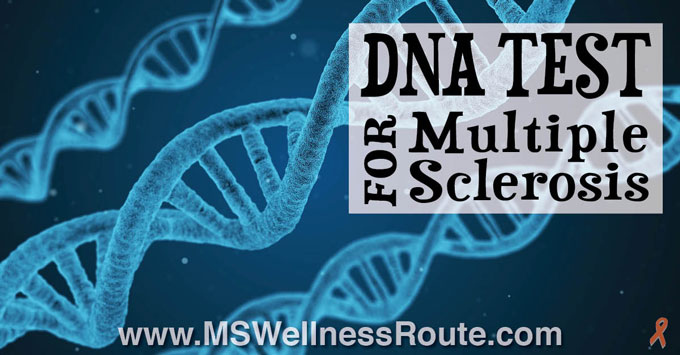 DNA image with overlay: DNA Test for MS