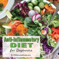 A loaded vegetable salad with overlay: Anti-inflmmatory Diet for Beginners