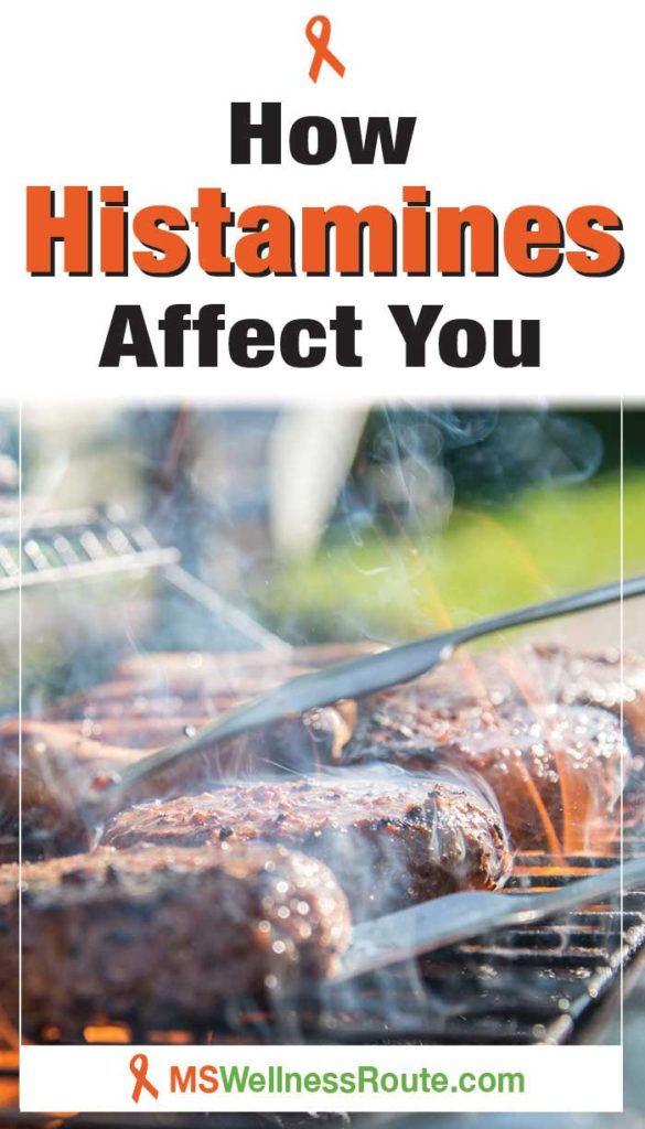 Grilling meats on a barbecue with headline: How Histamines Affect You