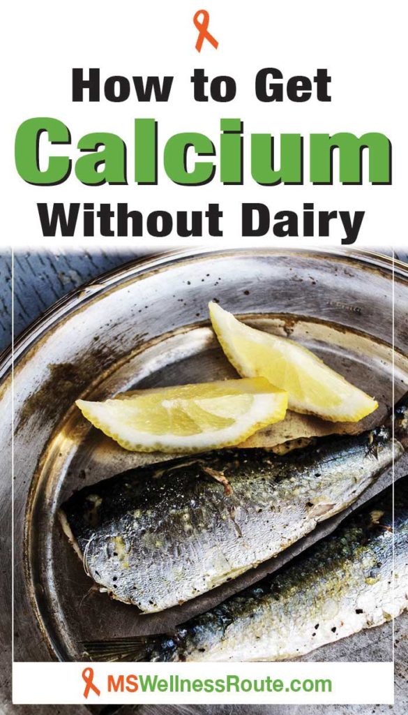 Sardines on a plate with headline: How to Get Calcium Without Dairy