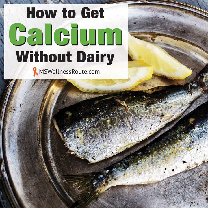 Sardines on plate with overlay: How to Get Calcium Without Dairy