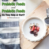 Coconut yogurt with overlay: Probiotic Foods & Prebiotic Foods Do The Help or Hurt