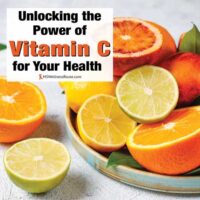 A plate of citrus fruit with overlay: Unlocking the Power of Vitamin C for Your Health