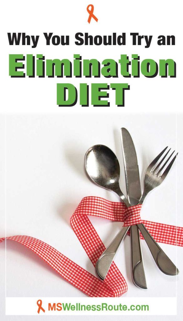 Silverware tied in red and white checked ribbon with headline: Why You Should Try an Elimination Diet