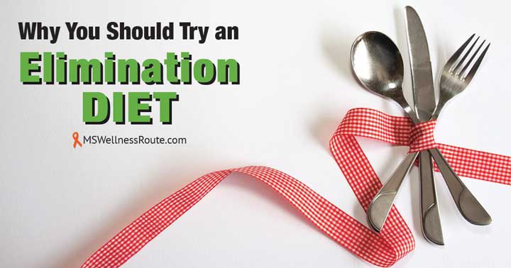 Spoon, knife, and fork tied in a red and white checkered ribbon with overlay: Why You Should Try an Elimination Diet