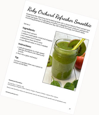 Green smoothie.